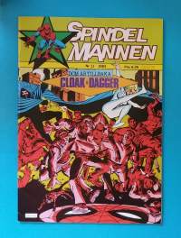 Spindelmannen 11/1983 - Dom är tillbaka: Cloak &amp; Dagger.  (Sarjakuvat, ulkomaalaiset sarjakuvalehdet, sopiva keräilykappaleeksi, Hämähäkkimies, Hämis)
