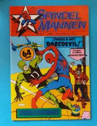 Spindelmannen 7/1980 - Spindelmannen mot Dardevil.  (Sarjakuvat, ulkomaalaiset sarjakuvalehdet, sopiva keräilykappaleeksi, Hämähäkkimies, Hämis)