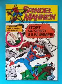 Spindelmannen 12/1980 - Stort 64-sidor julnummer.  (Sarjakuvat, ulkomaalaiset sarjakuvalehdet, sopiva keräilykappaleeksi, Hämähäkkimies, Hämis)