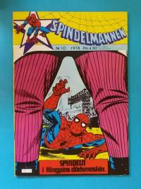 Spindelmannen 10/1978 - Spindel i Kingpins dödsmaskin. (Sarjakuvat, ulkomaalaiset sarjakuvalehdet, sopiva keräilykappaleeksi, Hämähäkkimies, Hämis)