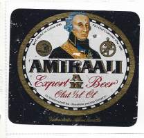 Amiraali A IV Olut  carl Olof Cronstedt  1756-1820 -  olutetiketti