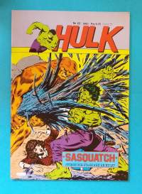 Hulk 10/1983 - Sasouatch - Större och starkare än Hulk. (Sarjakuvat, ulkomaalaiset sarjakuvalehdet, sopiva keräilykappaleeksi, Hulk)