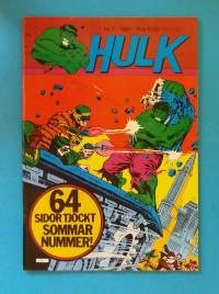 Hulk 7/1981 - Ett monster mitt ibland oss. (Sarjakuvat, ulkomaalaiset sarjakuvalehdet, sopiva keräilykappaleeksi, Hulk)