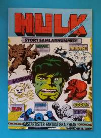 Hulk 7/1983 - Stort samlarnummer. Gästartister: Fantastika Fyran. (Sarjakuvat, ulkomaalaiset sarjakuvalehdet, sopiva keräilykappaleeksi, Hulk)