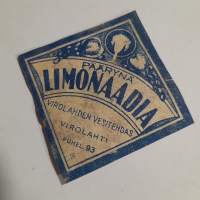 Etiketti päärynä limonaadia