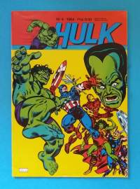 Hulk 4/1984 -  Vilse i tiden.  (Sarjakuvat, ulkomaalaiset sarjakuvalehdet, sopiva keräilykappaleeksi, Hulk)