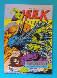 Hulk 10/1983 -  Sasouatch - Större och starkare än Hulk.  (Sarjakuvat, ulkomaalaiset sarjakuvalehdet, sopiva keräilykappaleeksi, Hulk)