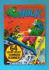 Hulk 7/1981 -  Ett monster mitt ibland oss.  (Sarjakuvat, ulkomaalaiset sarjakuvalehdet, sopiva keräilykappaleeksi, Hulk)