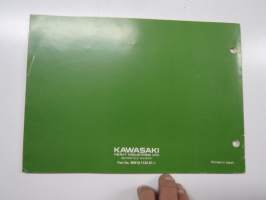 Kawasaki 125-A Parts Catalogue -varaosaluettelo