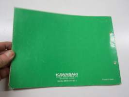 Kawasaki KE125-A9 For European Market Parts Catalogue -varaosaluettelo