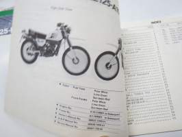 Kawasaki KE125-A9 / A10 For European Market Parts Catalogue -varaosaluettelo