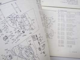 Kawasaki KE125-A9 / A10 For European Market Parts Catalogue -varaosaluettelo