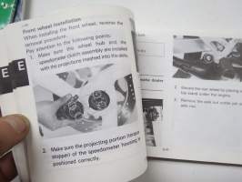 Yamaha TZR125 1989 1st Edition owner´s manual -käyttöohjekirja