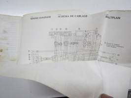 Yamaha TZR125 1989 1st Edition owner´s manual -käyttöohjekirja