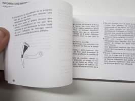 Honda CBR 125RW Manuel du Conducteur / Fahrer-Handbuch / Instruktieboek -käyttöohjekirja ranska - saksa - hollanti