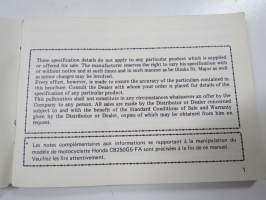 Honda 250 - 360 Model CB260 - CB360 Owner´s manual / Manuel du conducteur / Fahrer-Handbuch / Manual de explicaciones -käyttöohjekirja englanti - ranska - saksa