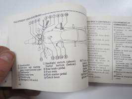 Honda 250 - 360 Model CB260 - CB360 Owner´s manual / Manuel du conducteur / Fahrer-Handbuch / Manual de explicaciones -käyttöohjekirja englanti - ranska - saksa