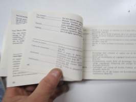 Honda 250 - 360 Model CB260 - CB360 Owner´s manual / Manuel du conducteur / Fahrer-Handbuch / Manual de explicaciones -käyttöohjekirja englanti - ranska - saksa