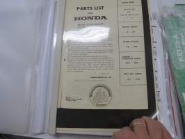 Honda CB250 - CB350 - CB350P - CL250 - CL350 Parts List -varaosaluettelo KOPIO / COPY