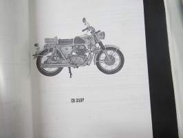 Honda CB250 - CB350 - CB350P - CL250 - CL350 Parts List -varaosaluettelo KOPIO / COPY