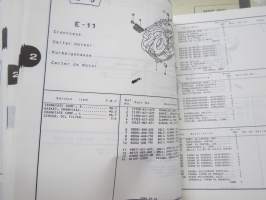 Honda XR400RT Parts List -varaosaluettelo
