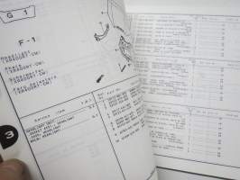 Honda XR400RT Parts List -varaosaluettelo