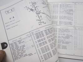Honda TRX300T (Fourtrax300) TRX300FWT (Fourtrax300 4X4) Parts List -varaosaluettelo