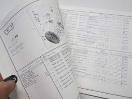 Honda TRX300NPR (Fourtrax300) TRX300FWNPR (Fourtrax300 4X4) Parts List -varaosaluettelo