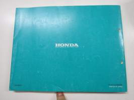 Honda TRX300NPR (Fourtrax300) TRX300FWNPR (Fourtrax300 4X4) Parts List -varaosaluettelo