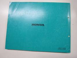 Honda TRX400FWS-T (Fopurtrax Foreman 400) Parts List -varaosaluettelo
