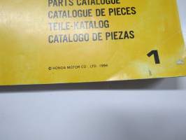 Honda CA125S Parts List -varaosaluettelo