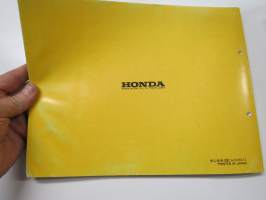 Honda CA125S Parts List -varaosaluettelo