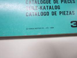 Honda XR400RT Parts List -varaosaluettelo