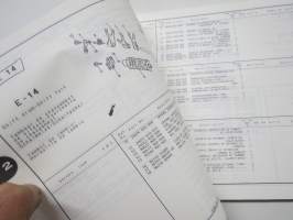 Honda XR400RT Parts List -varaosaluettelo