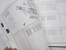 Honda XRV750P-R Parts List -varaosaluettelo