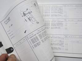 Honda XRV750P-R Parts List -varaosaluettelo