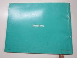 Honda CR500RL - RM - RN - RP - RR - RS Parts Catalogue -varaosaluettelo