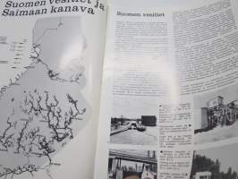 Suomen vesitiet ja Saimaan kanava - Waterways in Finland and Saimaa canal (summary in english), 1960-luvun puolivälin tilanteen esittelyä ja suunnitelmat
