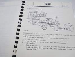 Valmet haarukkatrukki TD1006A (Volvo TD 60B moottorilla) - käyttö ja huolto / operator´s manual in finnish