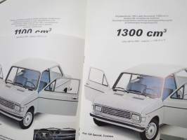 Fiat 128 1977 -myyntiesite / sales brochure