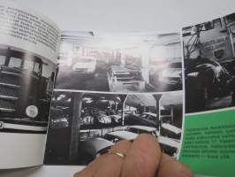 Autotalo Pekka Mäkinen, Tampere -esite (Sisu, Vanaja ym.), erään aikakautensa suurimman toimijan esittely / mainos