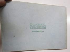 Fiat 127, 127L, 127C, 127CL, 127 Sport, Fiat Fiorino 1981 -käyttöohjekirja