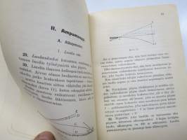 Ampumaoppi - Upseerin käsikirjasto III, kolmen linjan kivääri m/1891 20 sivun perinpohjainen esittely kirjan alussa