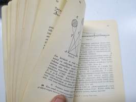 Ampumaoppi - Upseerin käsikirjasto III, kolmen linjan kivääri m/1891 20 sivun perinpohjainen esittely kirjan alussa