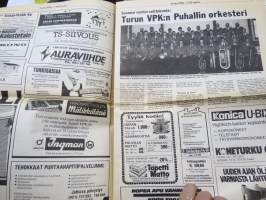 Turun VPK 150 vuotta -tabloidjulkaisu, piirrokset Osmo Omenamäki