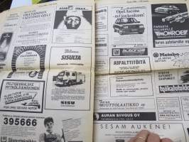 Turun VPK 150 vuotta -tabloidjulkaisu, piirrokset Osmo Omenamäki