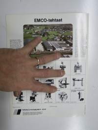Emco Unimat -sorvin / yleistyöstökoneen esittelykirjanen / myyntiesite
