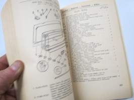 Skoda Octavia 1,1 L OHV - 1,2 L OHV 1962 List of Spare Parts, Seznam nahradnich dilu, Datalogue de pièces détachees, Ersatzteile-Katalog -varaosaluettelo