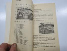 Skoda Octavia 1,1 L OHV - 1,2 L OHV 1961 Betriebsanleitung -käyttöohjekirja saksaksi