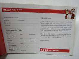 Esso - Talon lämpökirja -lämmitysasiaa &amp; lämmitysöljyn kulutuksen seurantaan tarkoitettu kirja, käyttämätön